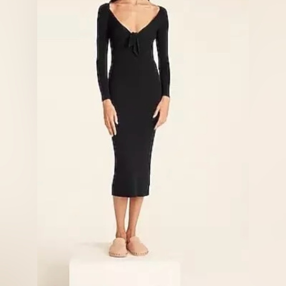 NWT J.Crew Ribbed tie-front sweater-dress | Size S/M